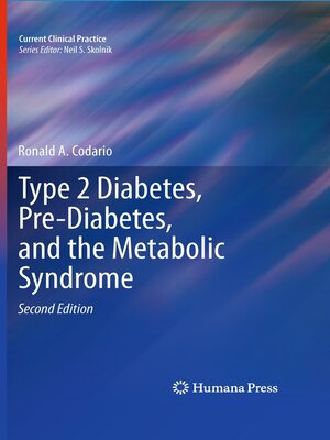 cover image of Type 2 Diabetes, Pre-Diabetes, and the Metabolic Syndrome